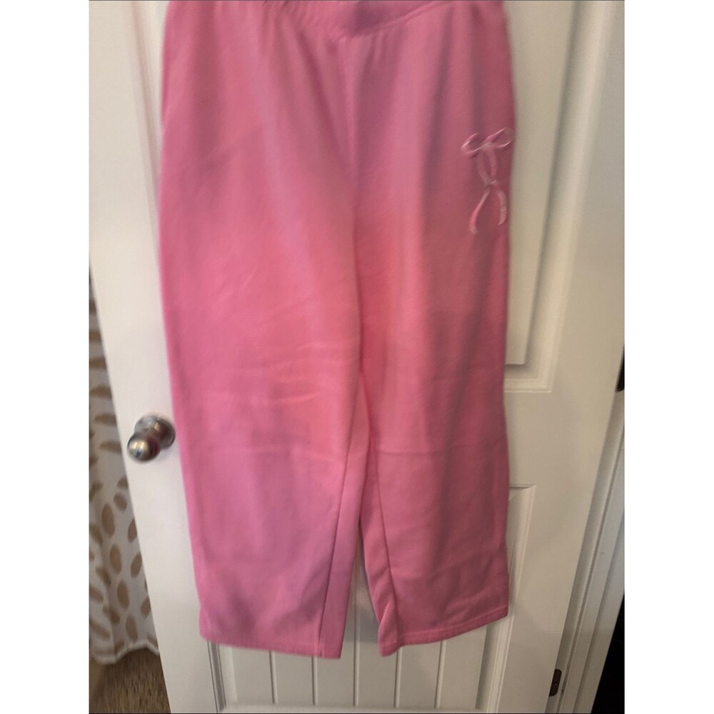 Strawberry Skye Pink Lounge Pants with Drawstring Waist